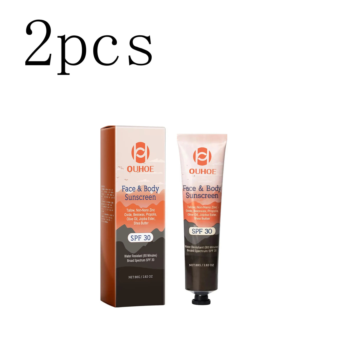 Ouhoe SPF 30+ Sunscreen – UV Protection & Moisturizing