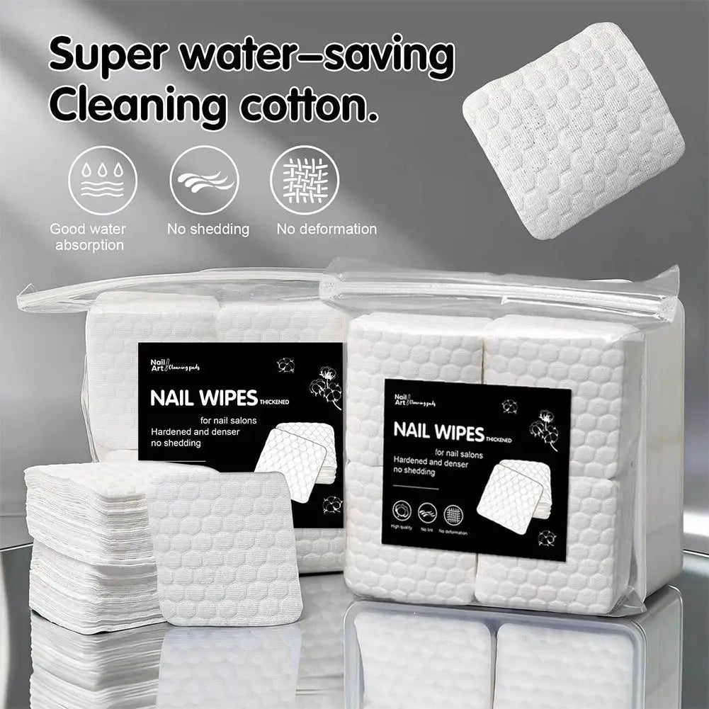 Lint-Free Nail Polish Remover Wipes – 200/500 Pcs Salon