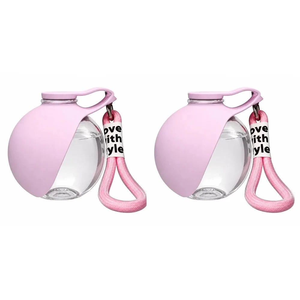2-in-1 Pet Silicone Hiking Feeders Creative Portable Outdoor Water