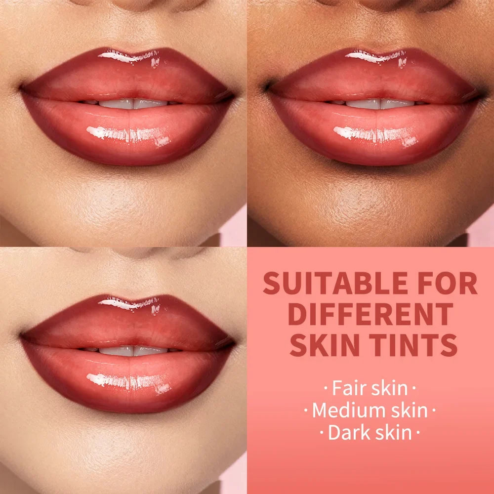 Lakerain Lip Liner & Gloss Combo Set – Long-Lasting Moisturizing