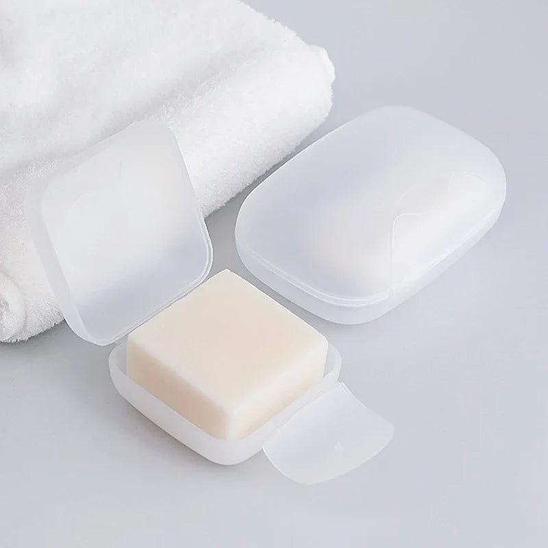 Portable Travel Soap Box – Waterproof Plastic Case with Lid
