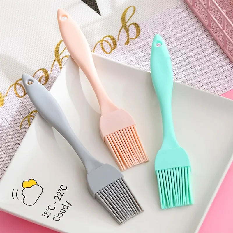 Food Grade Silicone BBQ Basting Brush – 1PC or 3PCS Set
