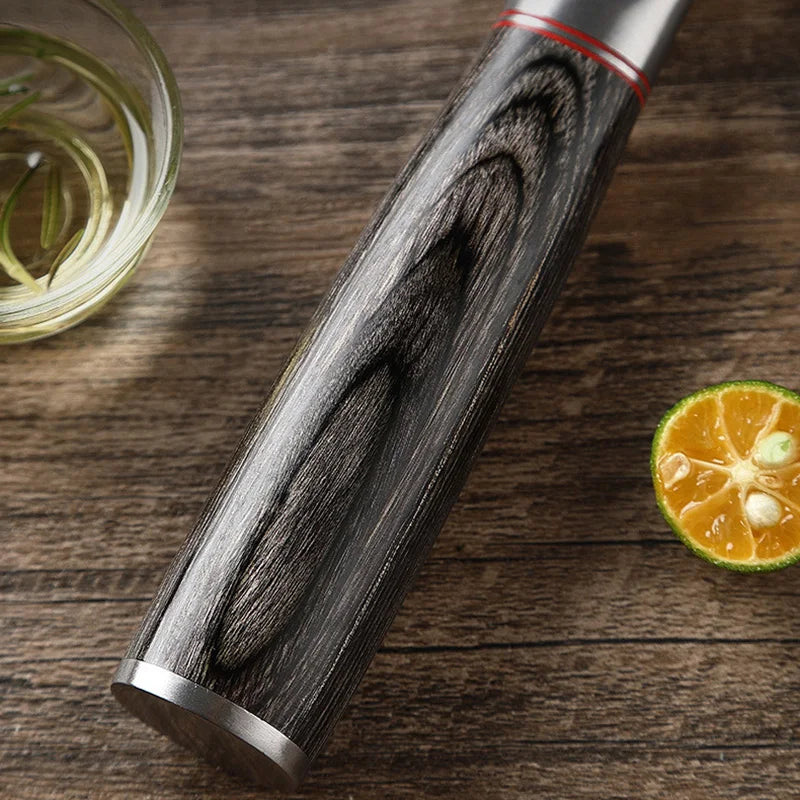 XUAN FENG Folding Fruit Knife – D2 Steel & Wooden Handle