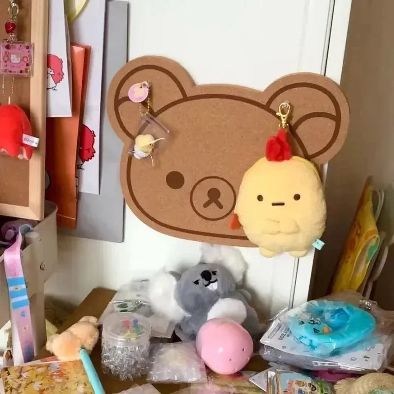 Cartoon Felt Board Home Decor Wall Panel Posters Bear Sticker