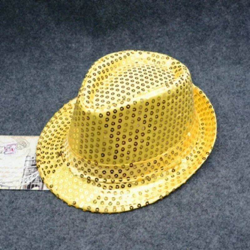 Sequin Top Hat – Jazz, Hip Hop & Dance Party Hat Kids & Adults