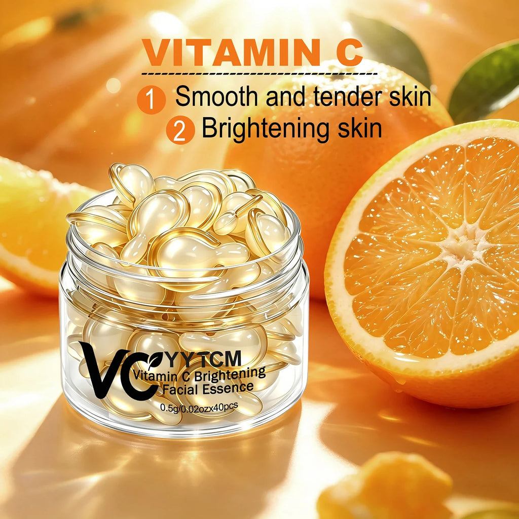 Vitamin C Face Serum Capsules – Retinol, Hyaluronic Acid & Vitamin E