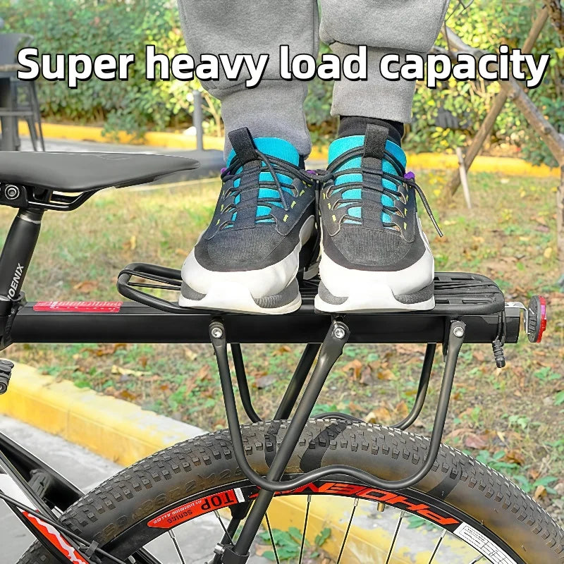 Aluminum Alloy Bike Rear Rack – Quick-Release Cargo Carrier