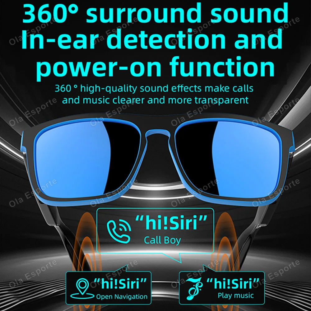 AI Smart Glasses Bluetooth 5.4 | Camera, Touch Control & Voice Assistant
