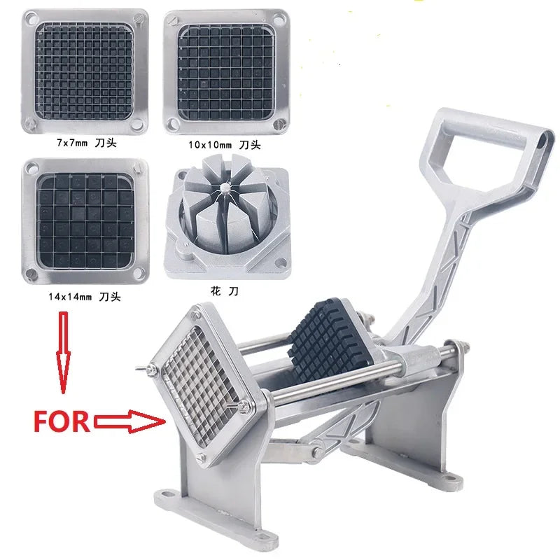 Stainless Steel French Fry Cutter Replacement Blades | 4 Sizes