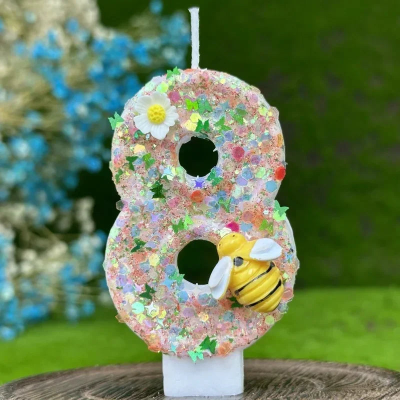 Party 0-9 Number Digital Birthday Candle Cake Decoration Year's Eve