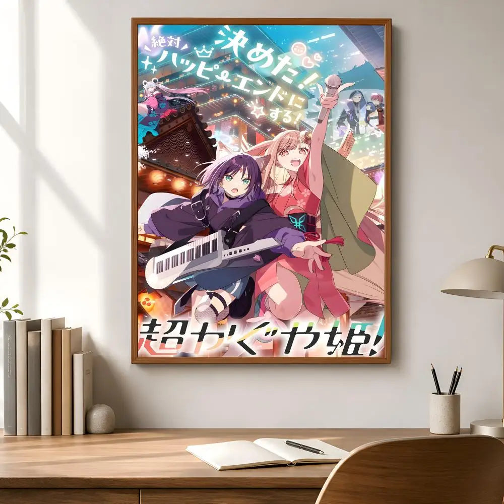 Milky Subway Anime Poster HD Waterproof Wall Sticker | Décor