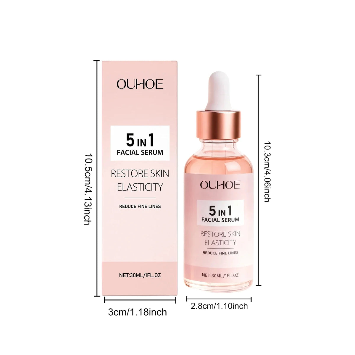 5-in-1 Vitamin C Niacinamide Face Serum – Dark Spot & Anti-Aging
