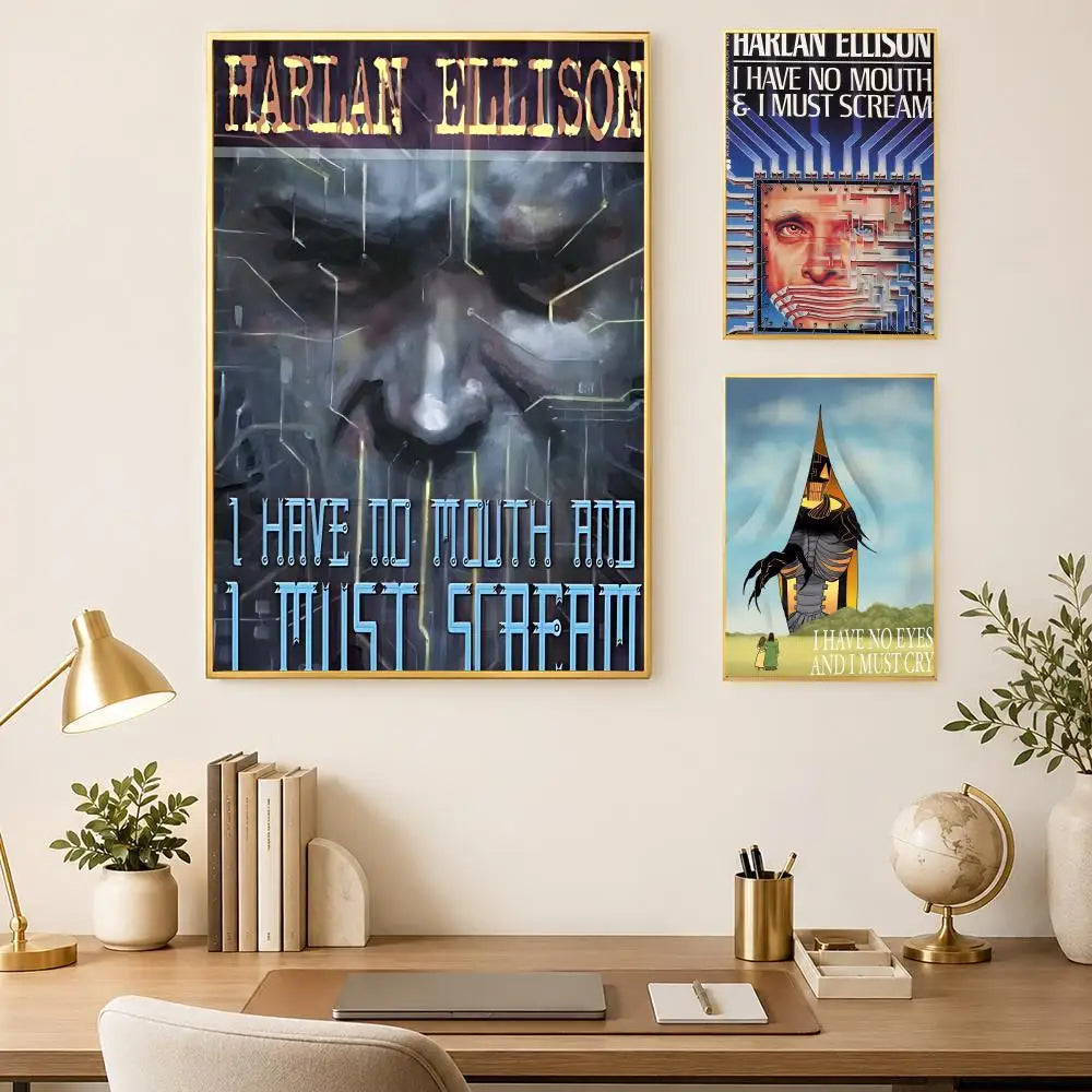 I Have No Mouth and I Must Scream Poster – Self-Stick Wall Art