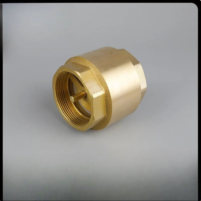 Brass NPT In-Line Spring Check Valve 1/2" 3/4" 1-1/2" Female