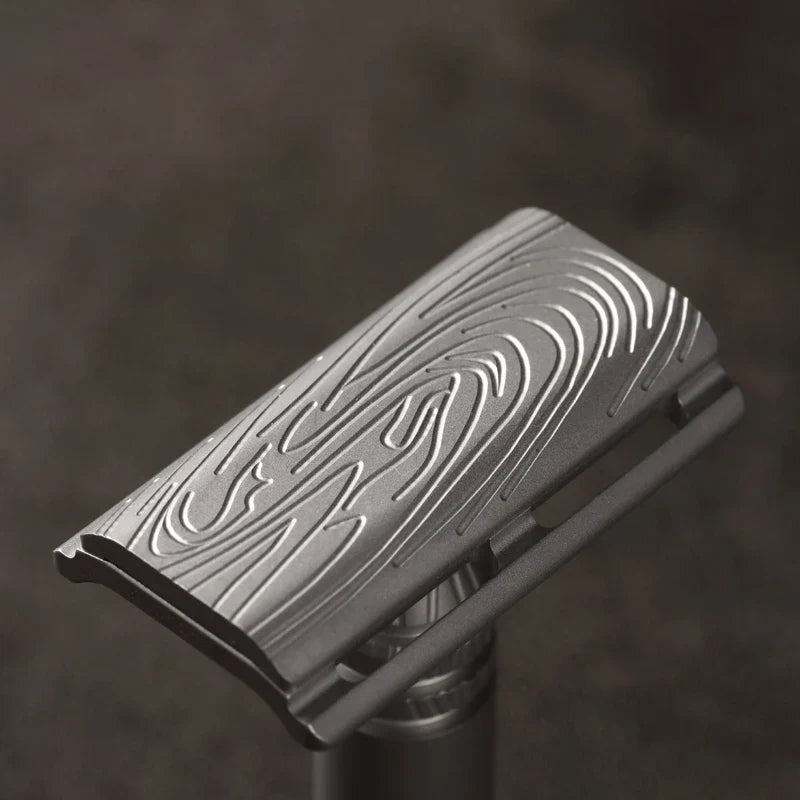 YAQI Ghost Safety Razor – 316 Stainless Steel DE Shaving