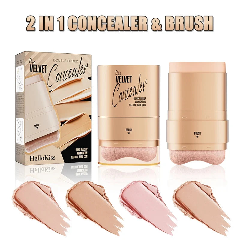 Hello Kiss 2-in-1 Concealer & Foundation Stick | Waterproof
