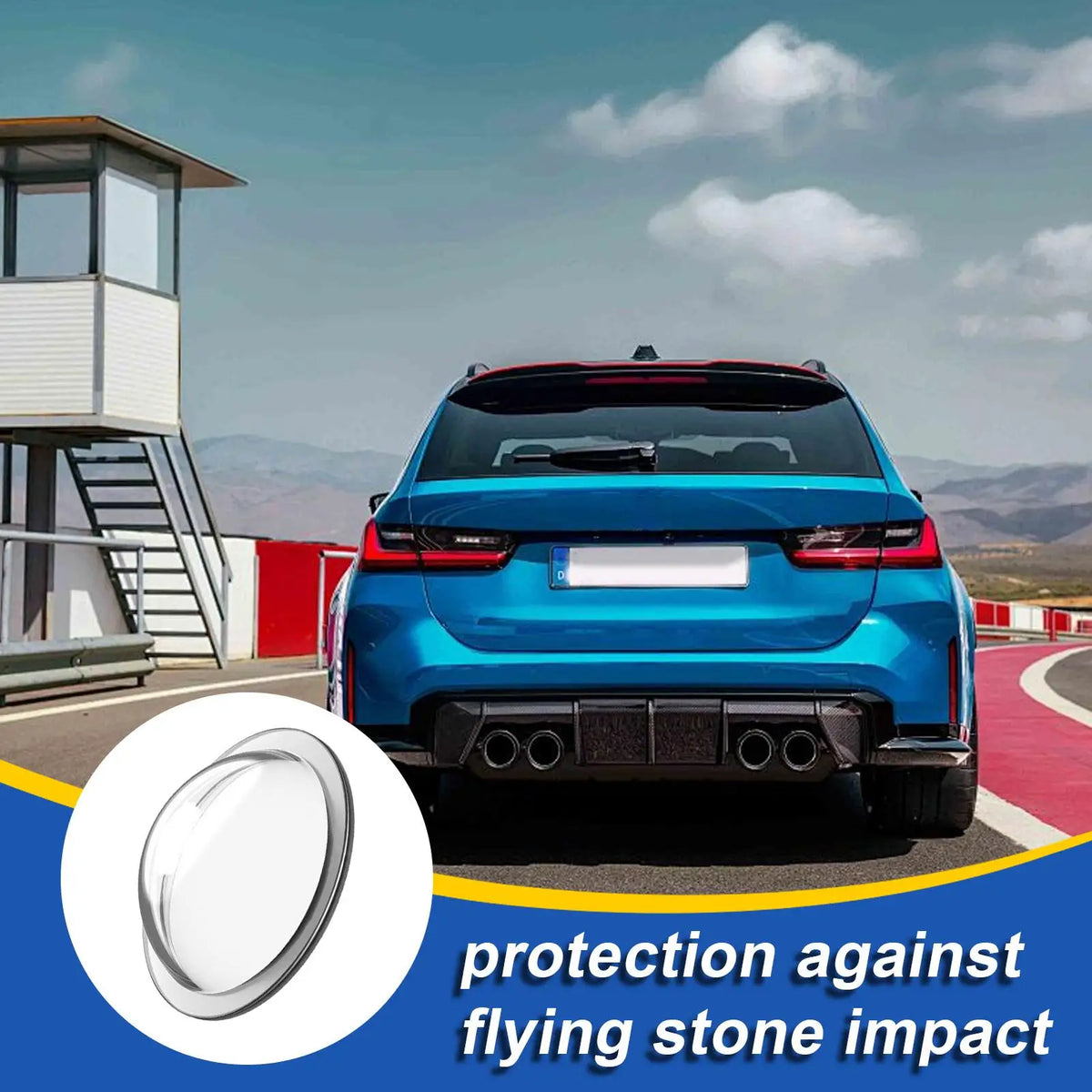 Car Backup Camera Lens Protector – Waterproof, Scratch-Guard 2pk