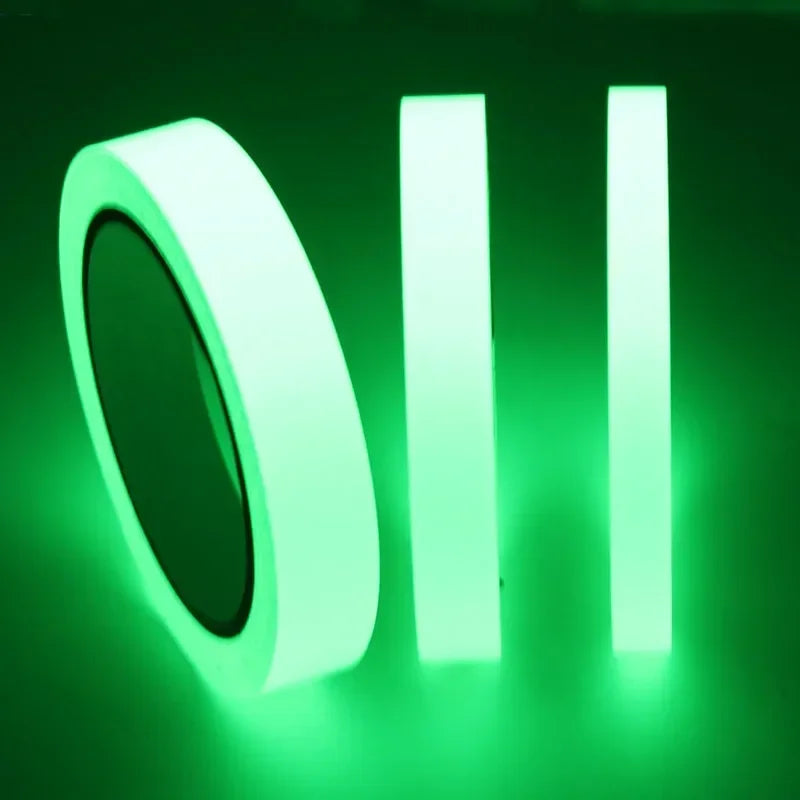 Glow-in-the-Dark Self-Adhesive Tape | Waterproof Luminous Safety