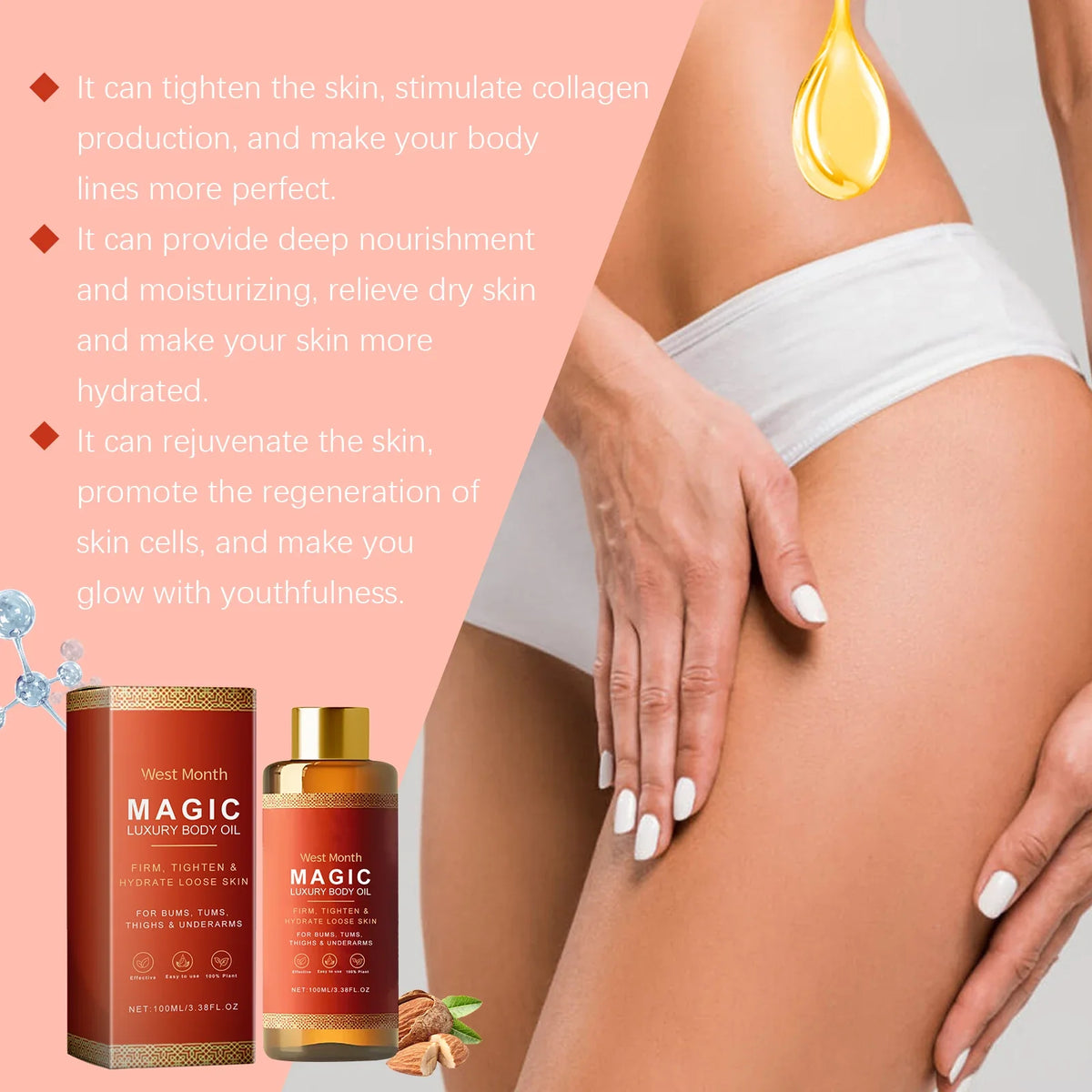 Firming Tightening Body Oil – Lift, Reduce Fine Lines 100ml