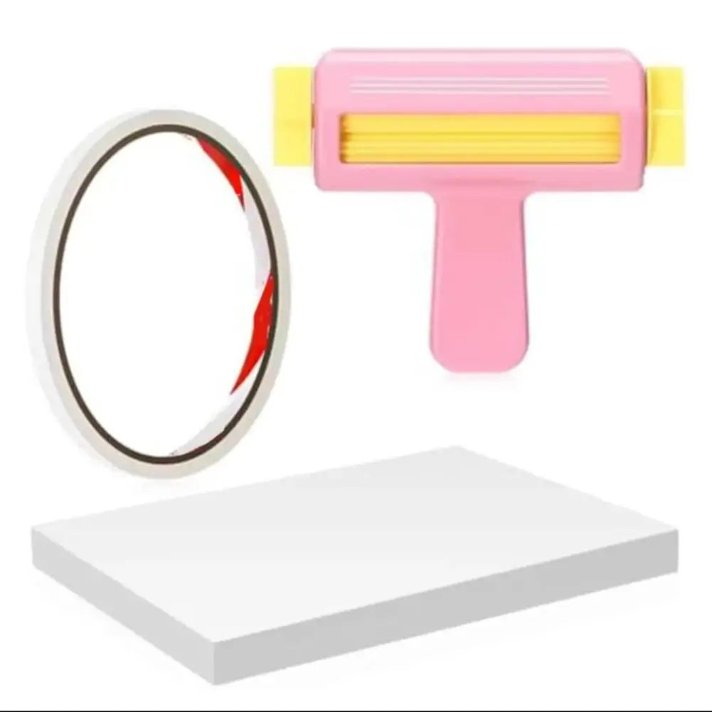Paper Crimper Craft Set | Photo Paper & Double-Sided Tape