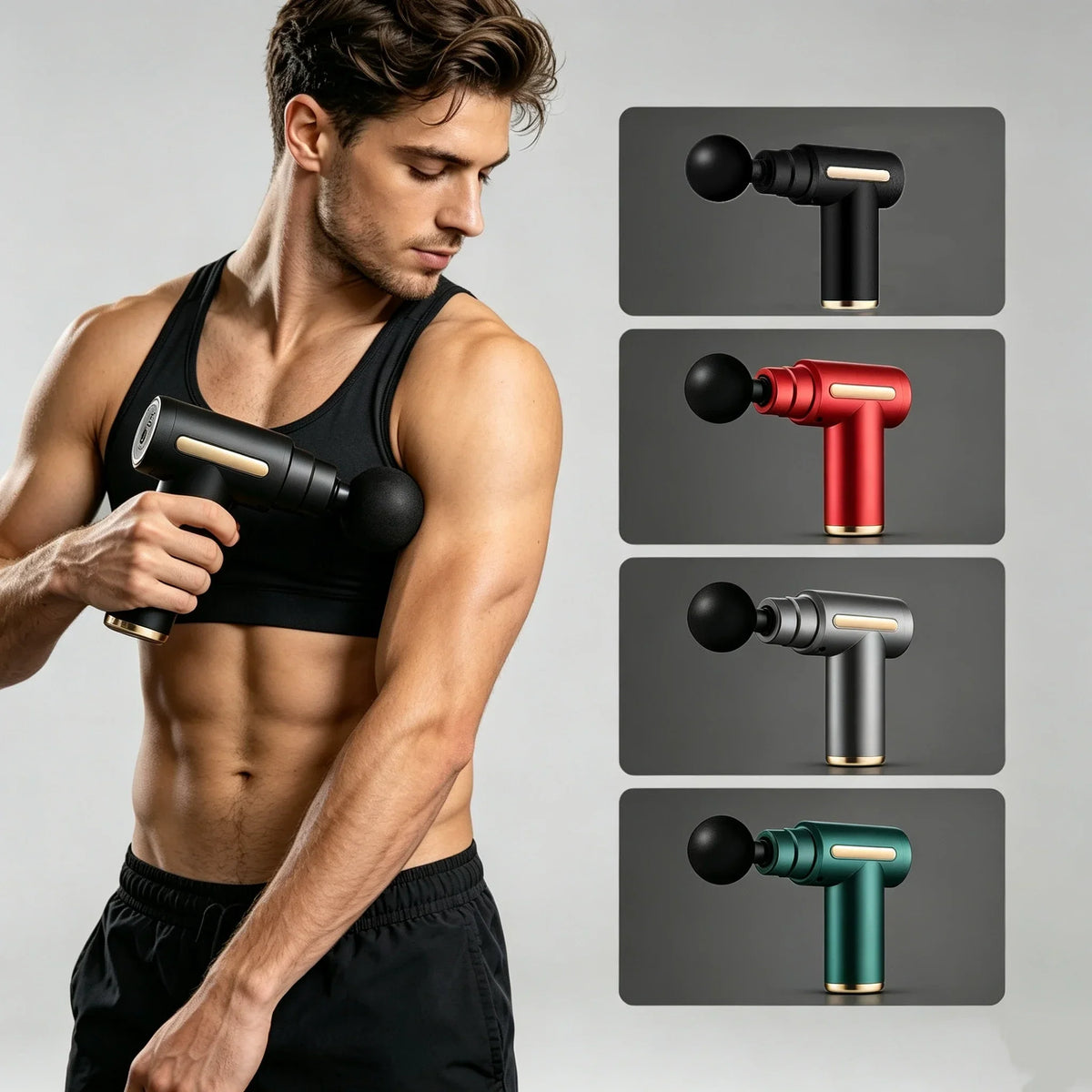 Mini Fascia Massage Gun – Portable Vibration Massager