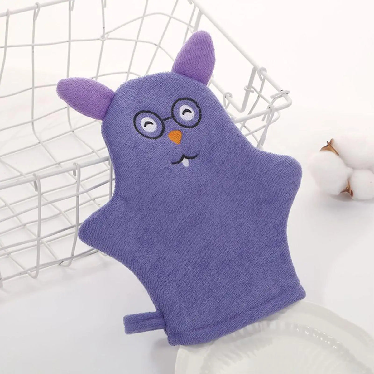 Baby & Adult Bath Shower Gloves Set of 5 – Soft Non-Slip