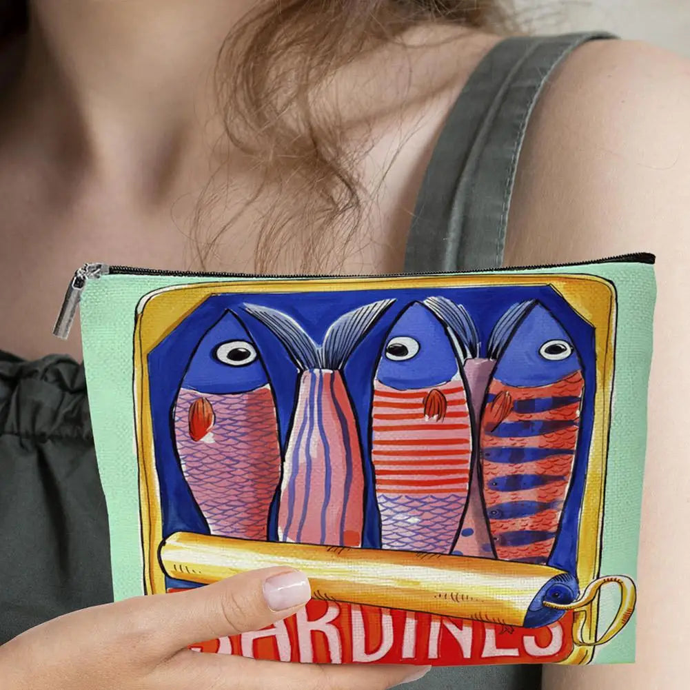 Unisex Adult Makeup Bag Hypoallergenic Mini Cosmetic Pouch