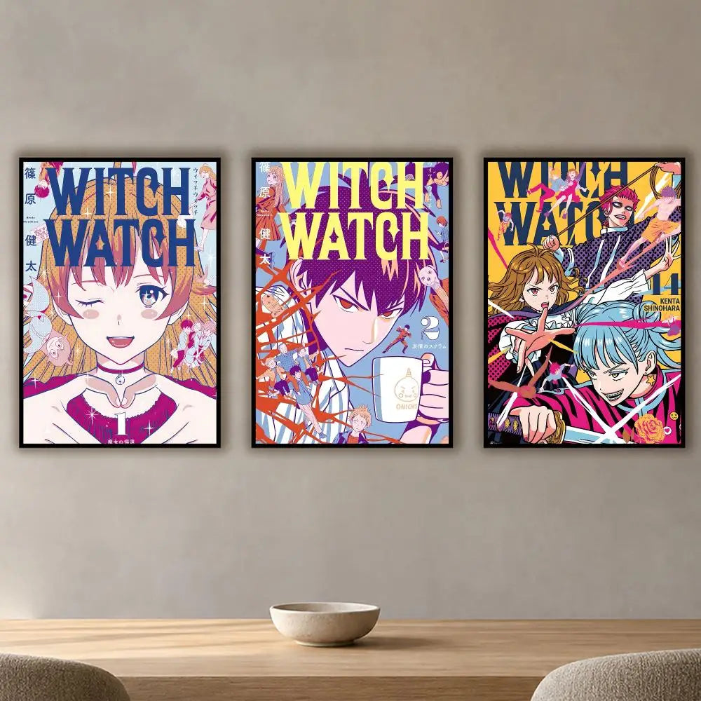 Witch Watch Poster – HD Waterproof PVC Wall Sticker Decor