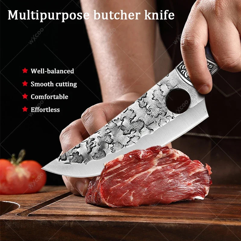 WXCOO Forged Boning Knife – Stainless Steel Butcher Knife
