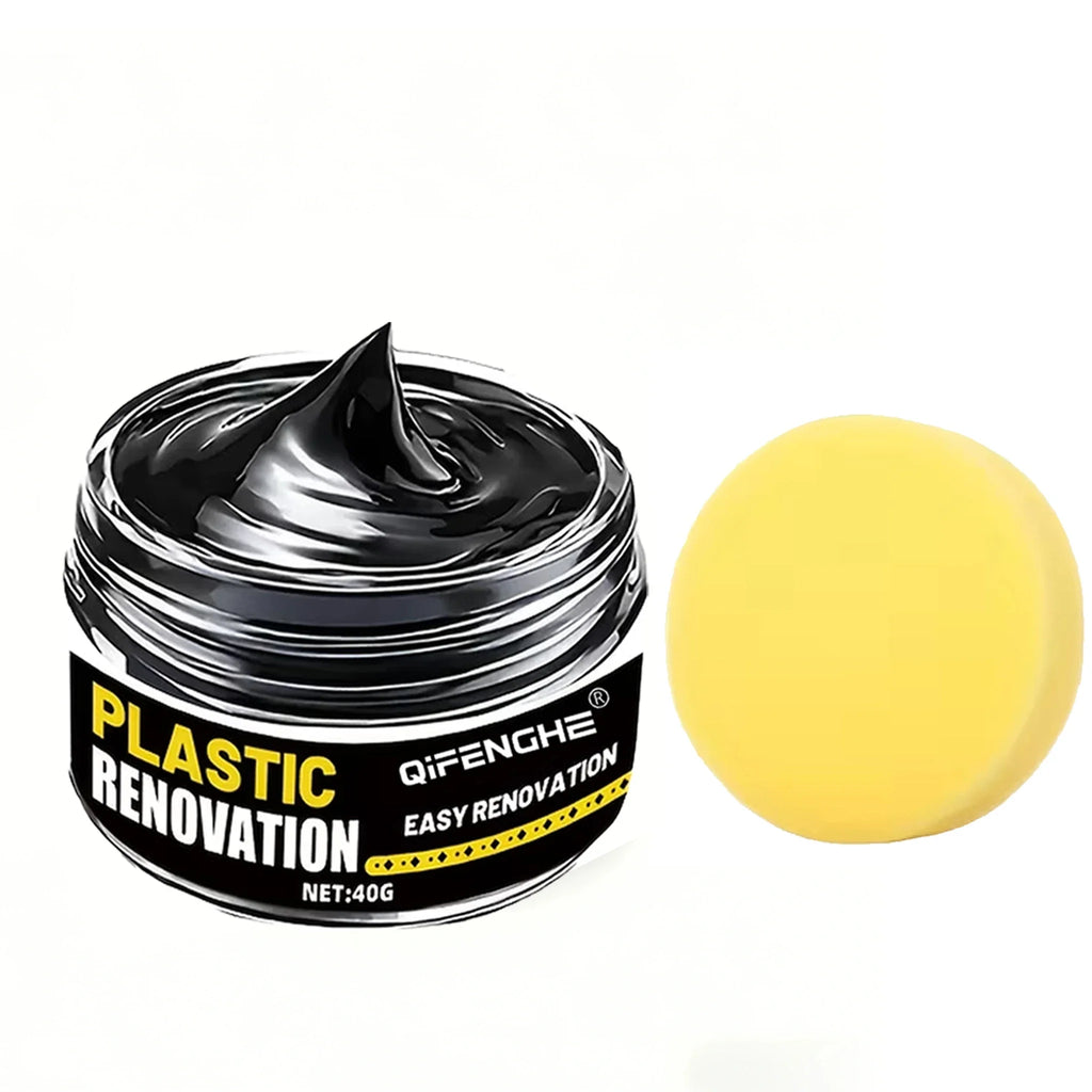Glossy Black Paste for Car Trim & Interior – Anti-Fade, 40g