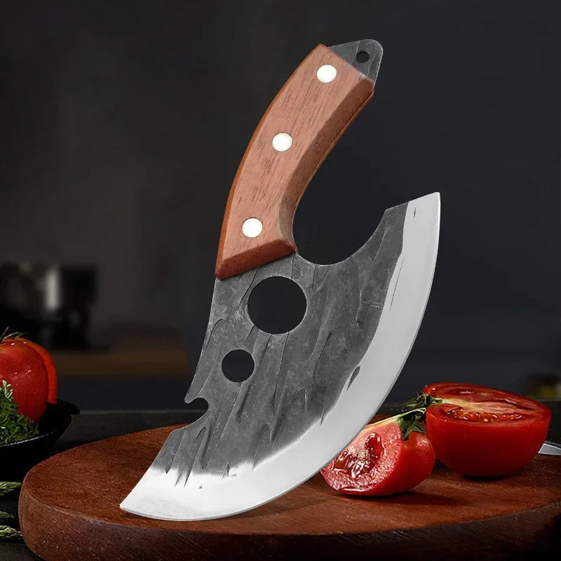 InLeung Hand-Forged Boning Knife – Meat Cleaver Chef Knife