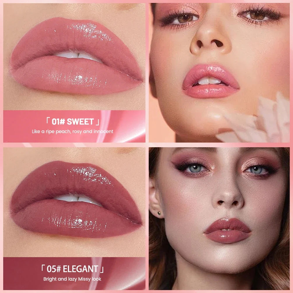 QIBEST Mirror Lip Glaze – Glossy Liquid Lipstick & Lip Tint