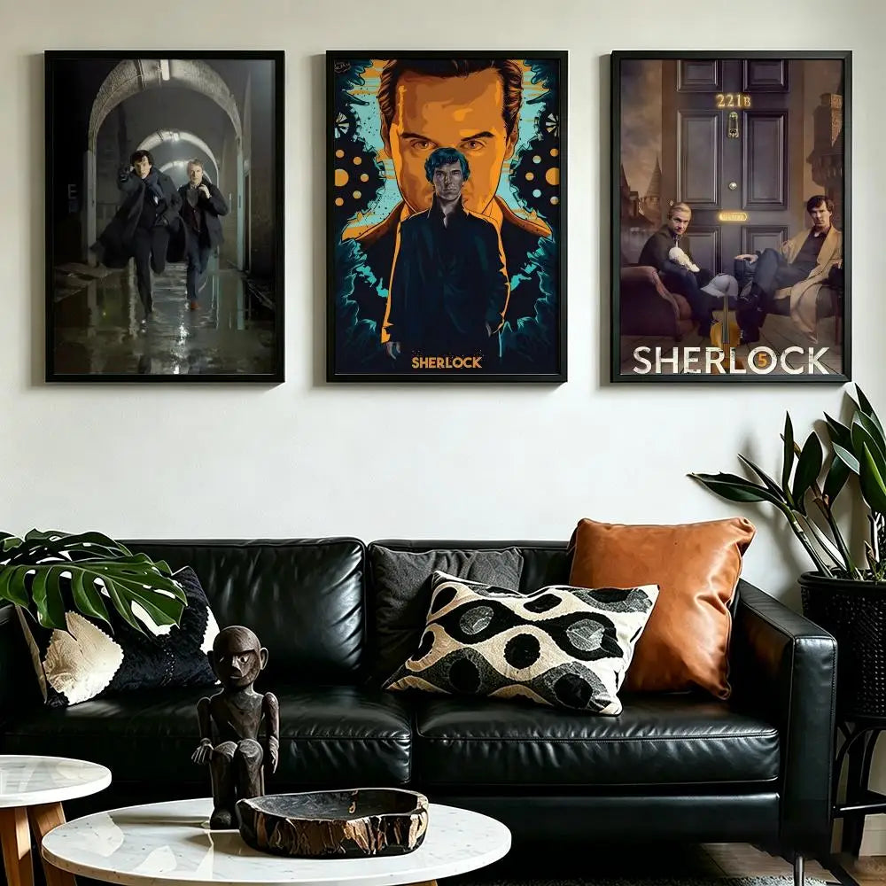 Sherlock TV Series HD Wall Poster – Waterproof Home Decor