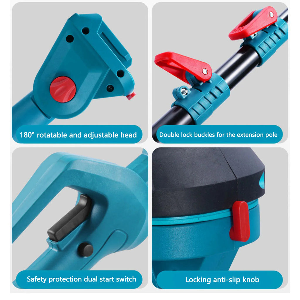 Electric Chainsaw Extension Pole Aluminum Alloy Adjustable Telescopic
