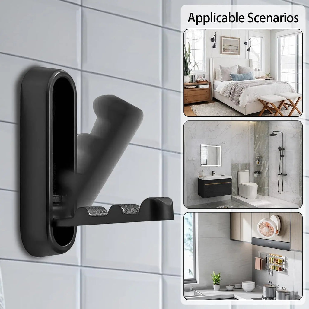 Folding Wall Hook Towel Coat Stainless Home Decoration Kitchen