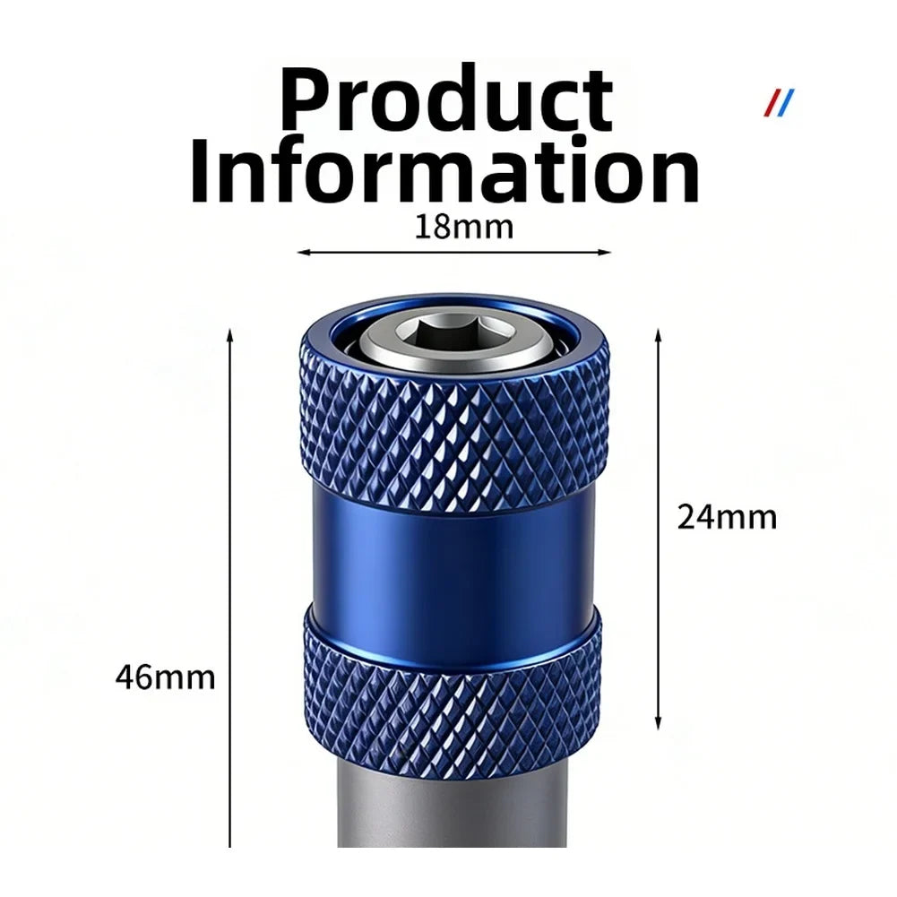 M10 Hex Shank Drill to Screwdriver Bit Adapter | Quick Release