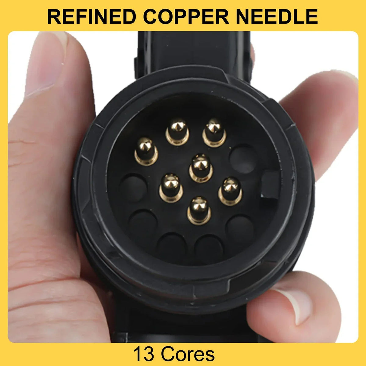13 Pin to 7 Pin Trailer Adapter | 12V Waterproof Towbar Plug