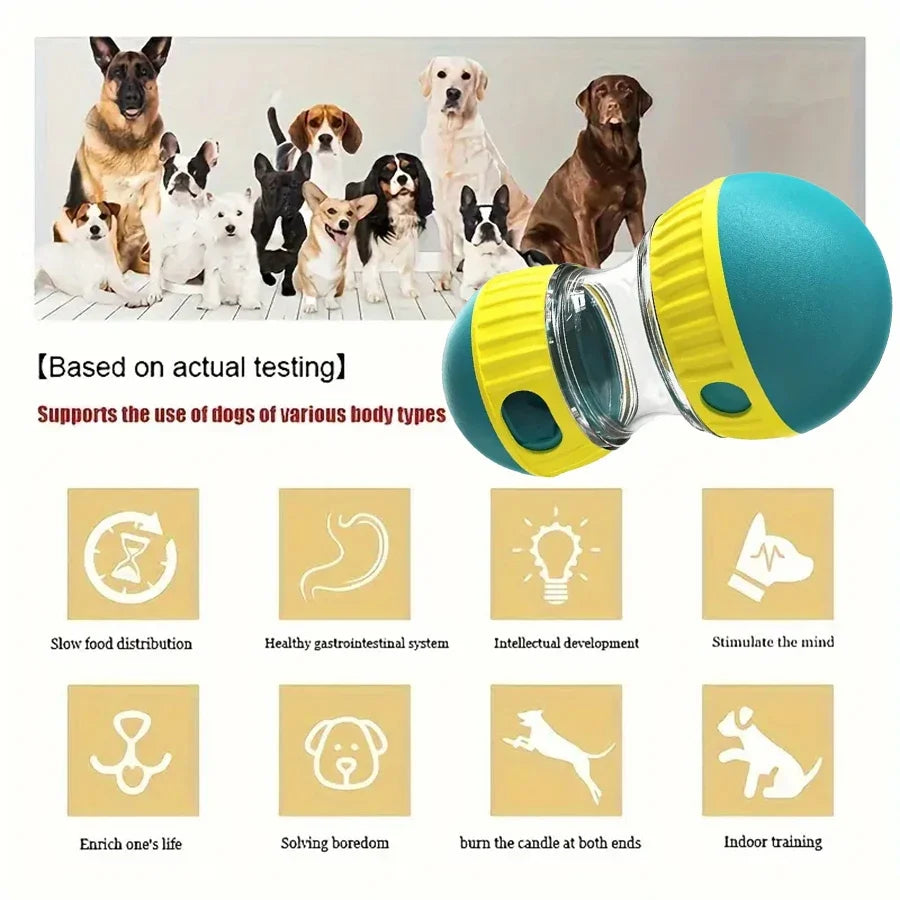 Interactive Dog Snack Dispenser & Slow Feeder Toy – All Breeds