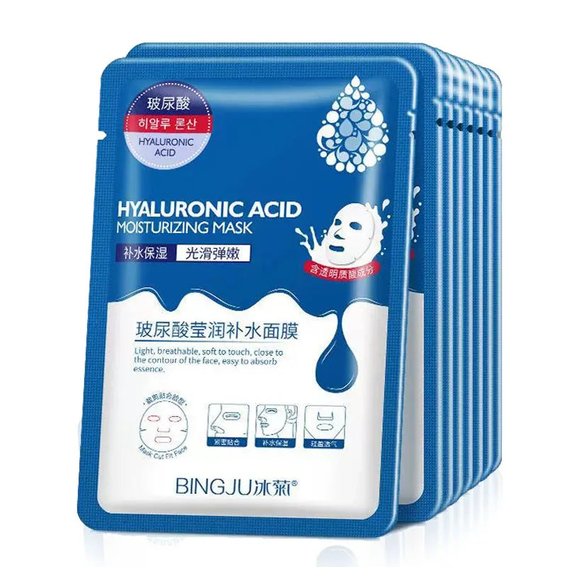 BIOAOUA Hyaluronic Acid Sheet Masks – Hydrating Anti-Aging