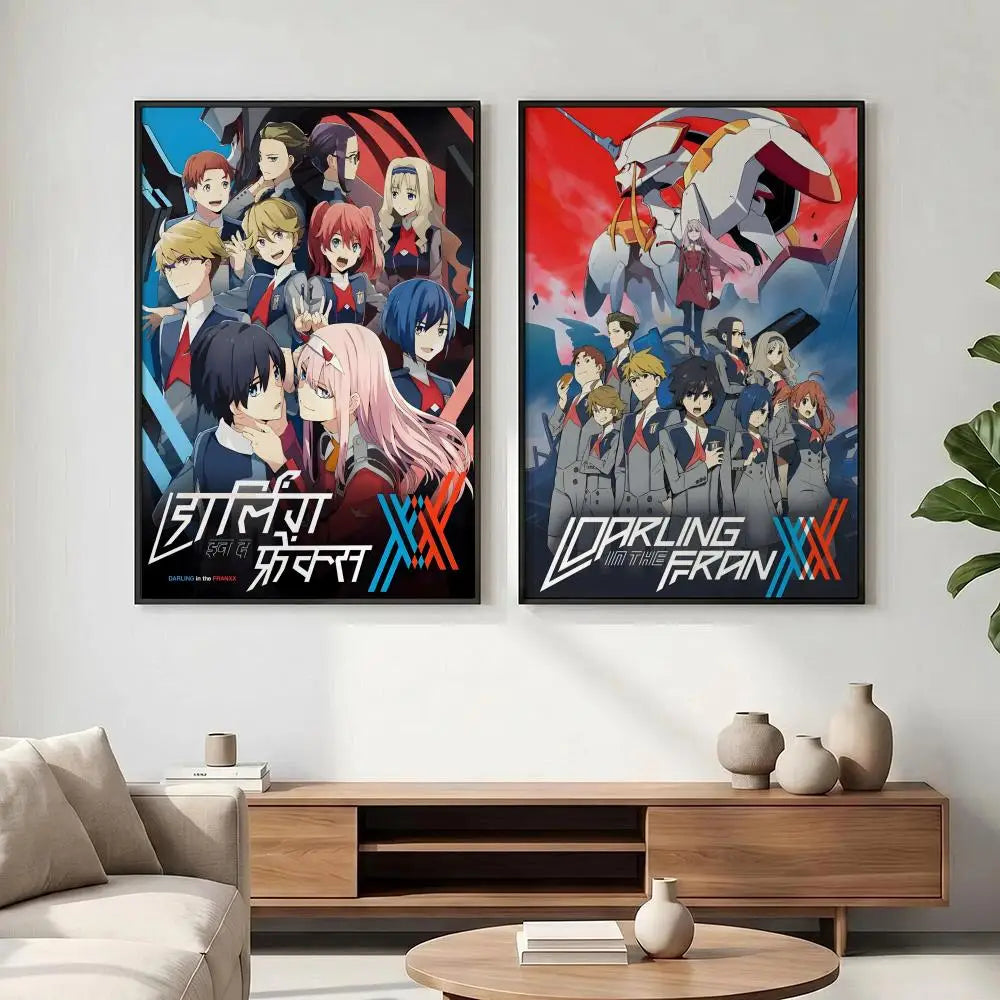Darling in the Franxx Anime Poster HD Waterproof Wall Art