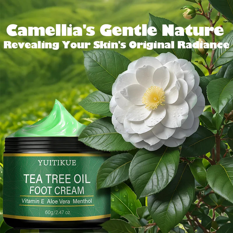 YUITIKUE Tea Tree Oil Foot Cream – Smooth Rough Skin 60g