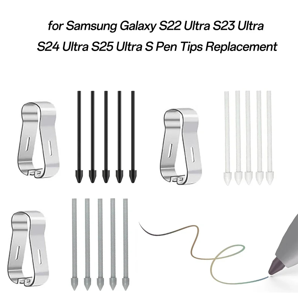 S Pen Replacement Nibs for Samsung Galaxy S22–S25 Ultra & Z Fold