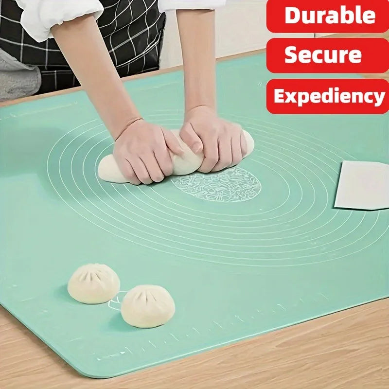 Large Non-Slip Silicone Baking Mat – Food Safe Kneading Pad