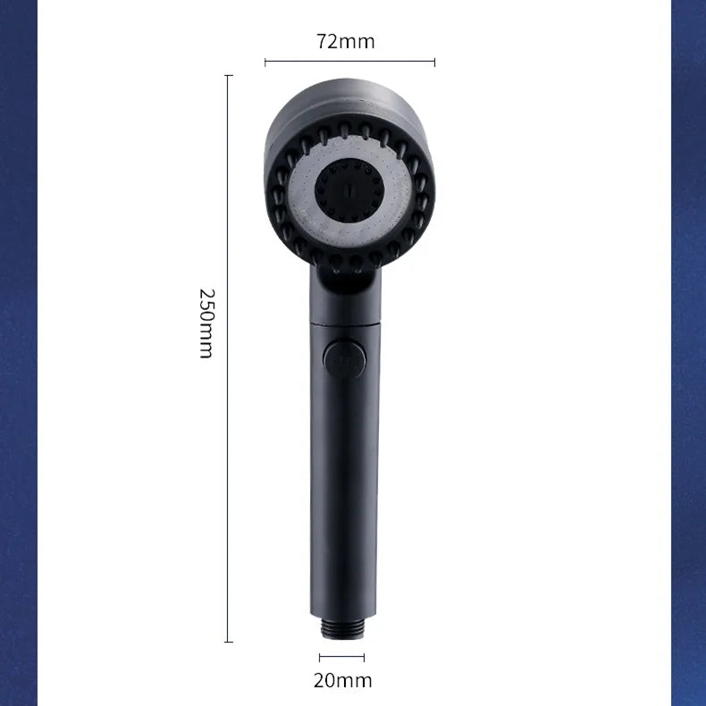 YANKE 3-Mode High-Pressure Filter Handheld Shower Head