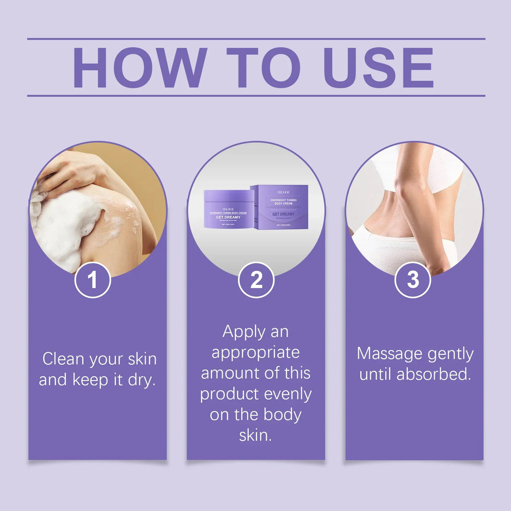 Eelhoe Overnight Toning Body Cream – Collagen Firming & Hydration