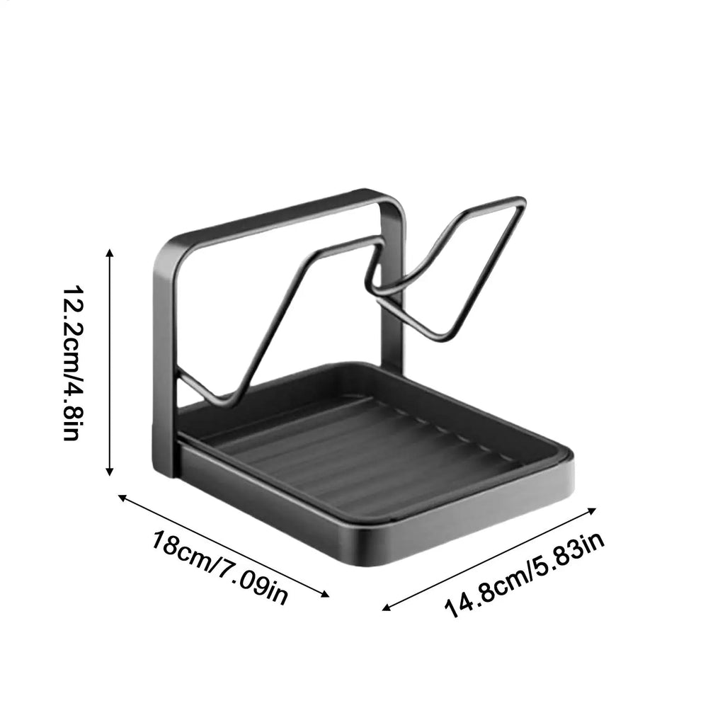 Pot Lid Rack Space Saving Anti-slip Kitchen Stand Storage Organizer