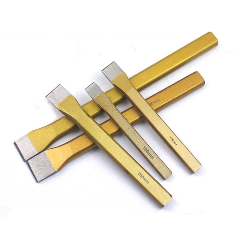 Chrome Alloy Flat Chisel – Masonry, Stone & Wood Carving Tool