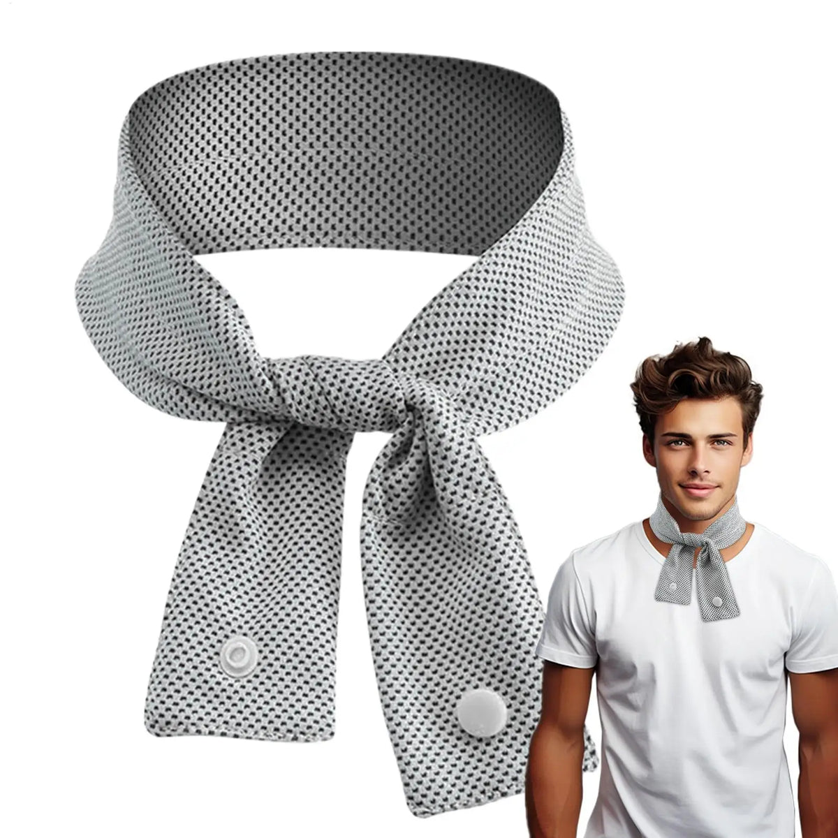 Cooling Neck Scarf & Sports Headband for Hiking & Outdoor