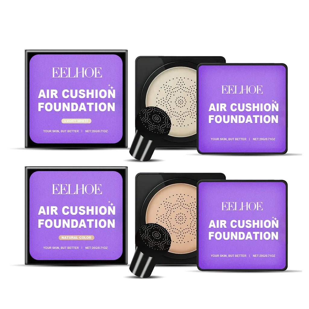 EELHOE Mushroom Head Air Cushion Foundation – Full Coverage