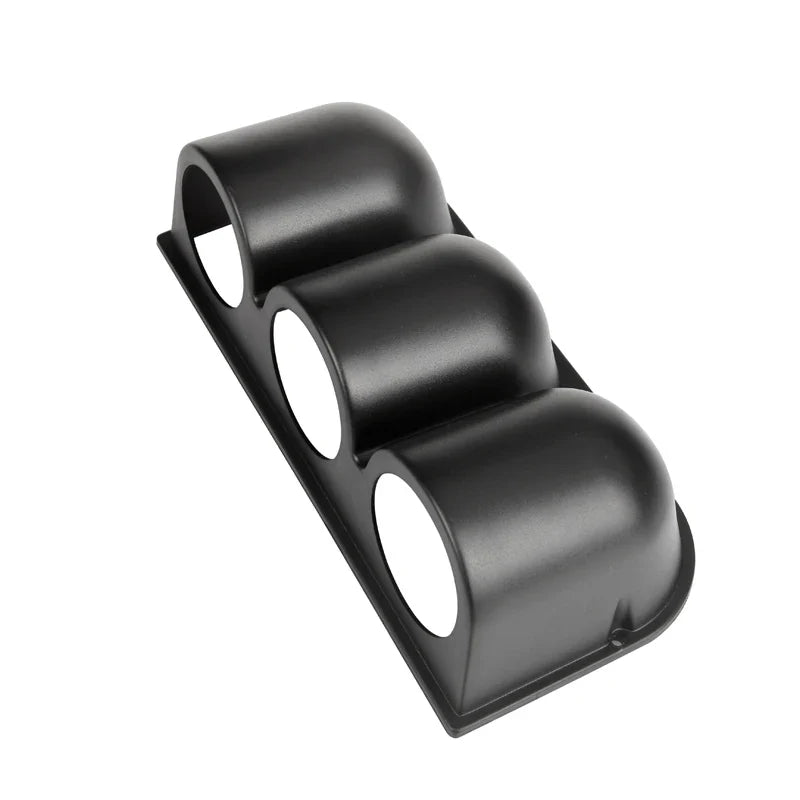 Triple 52mm Car Gauge Pod Holder | 3-Cup Dashboard Mount